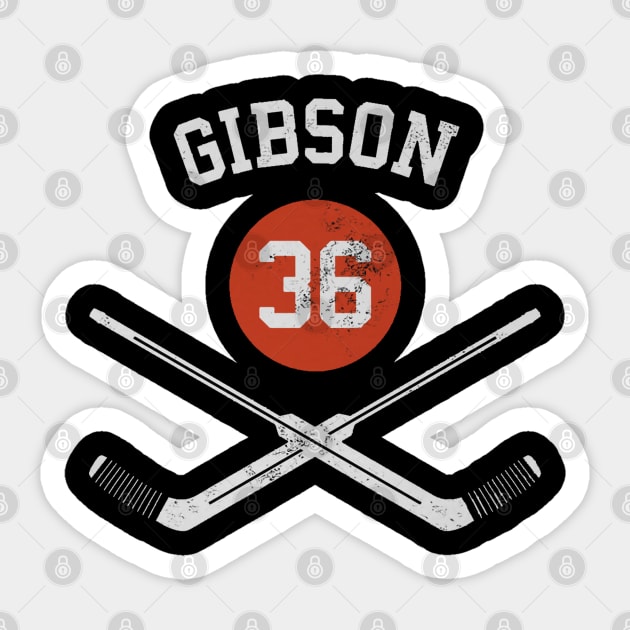 John Gibson Anaheim Goalie Sticks Sticker by TodosRigatSot